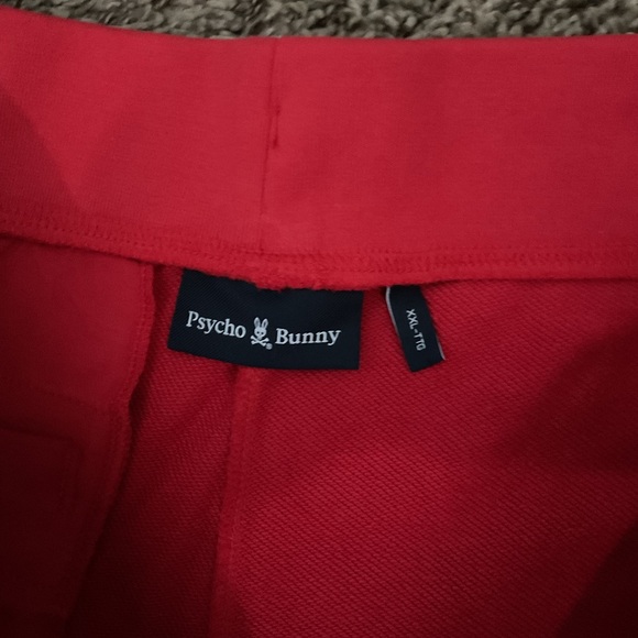 Psycho Bunny Black Tank and Red Joggers Set - Picture 6 of 7